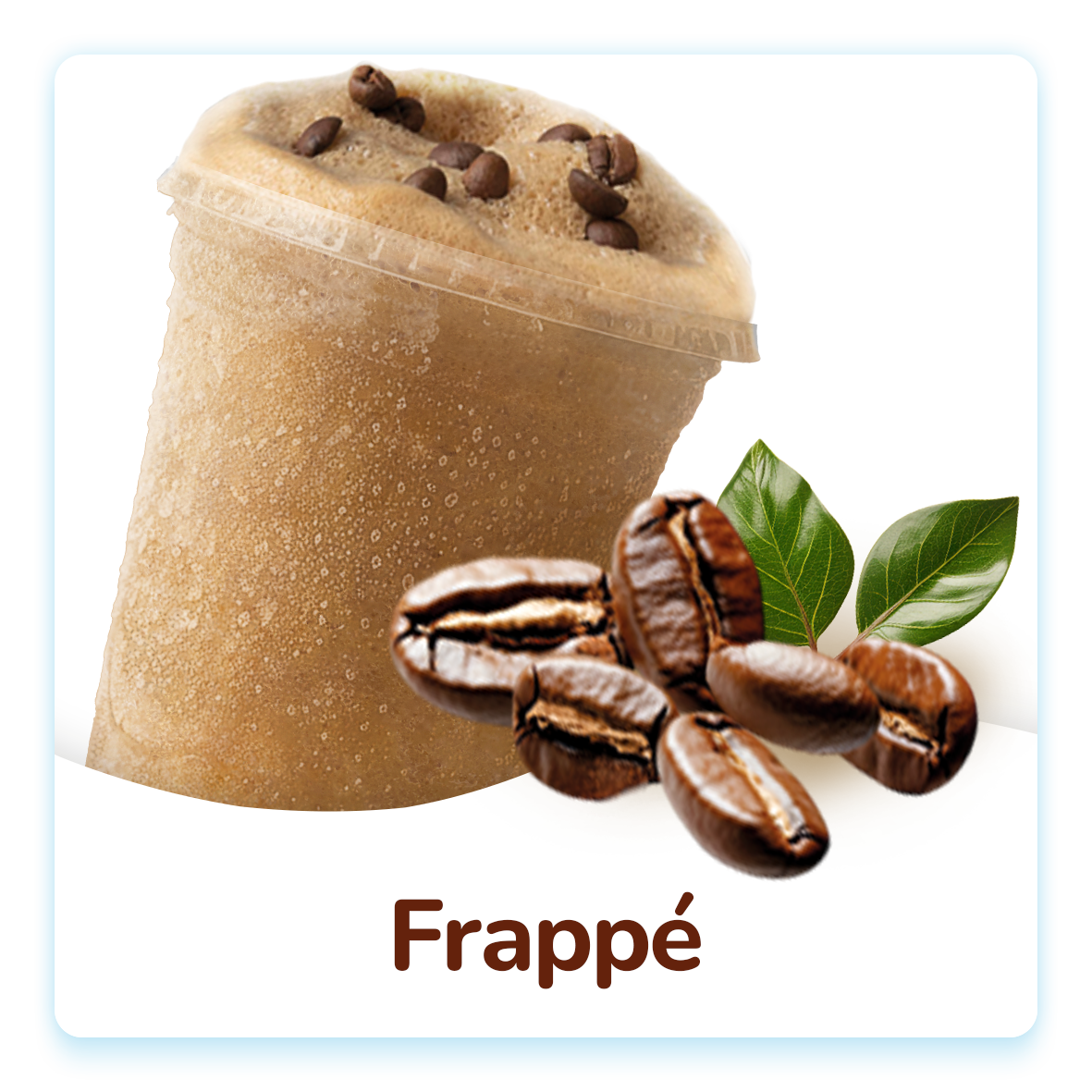Prášok + sirup na výrobu ľadovej kávy