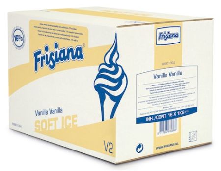Prášková zmes na prípravu točenej zmrzliny - žltá vanilka